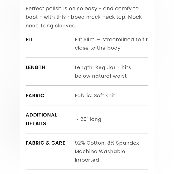 🆕 NWT LOFT Ribbed Mock Turtleneck - Wine - XL - Picture 4 of 5